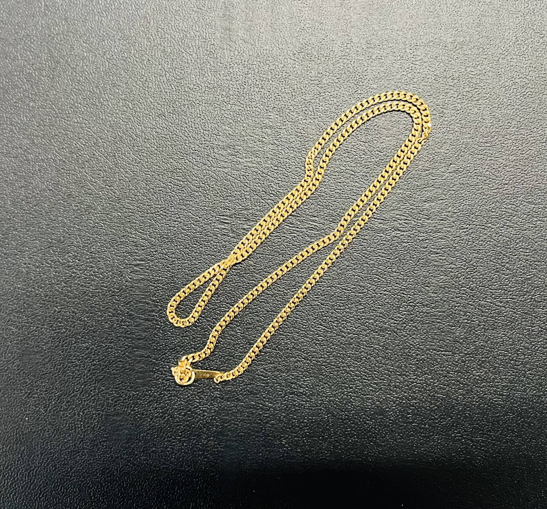 加須市、羽生市、その近隣にお住いの方から18金のネックレスをお買取りさせていただきました。